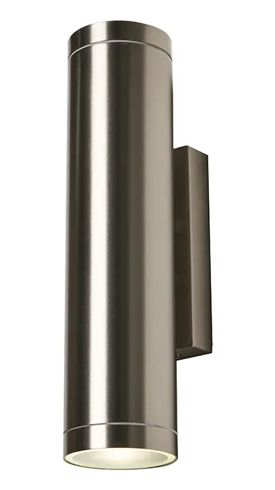 Brean Up &amp; Down Wall Light in Stainless Steel
